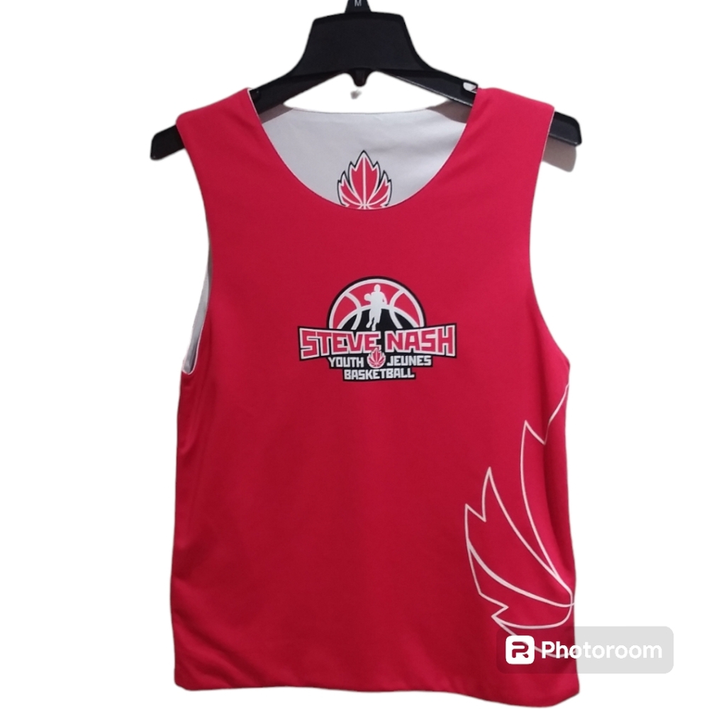 ⭐3/$15 STEVE NASH YOUTH BASKETBALL Reversable Jersey